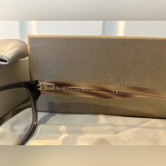 EUC Christian Dior prescription eyeglass frames CD3179 HV2 purple gray pink tan - Picture 6 of 10